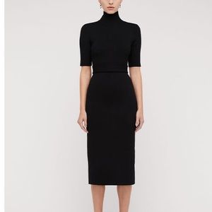 Scanlan Theodore Black high neck dress NEW